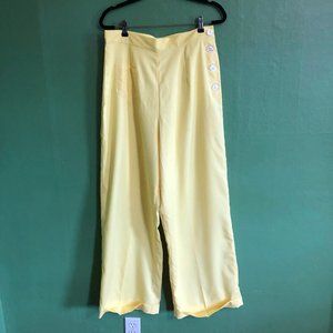 Yellow Vivien of Holloway 1940s Katharine Trousers